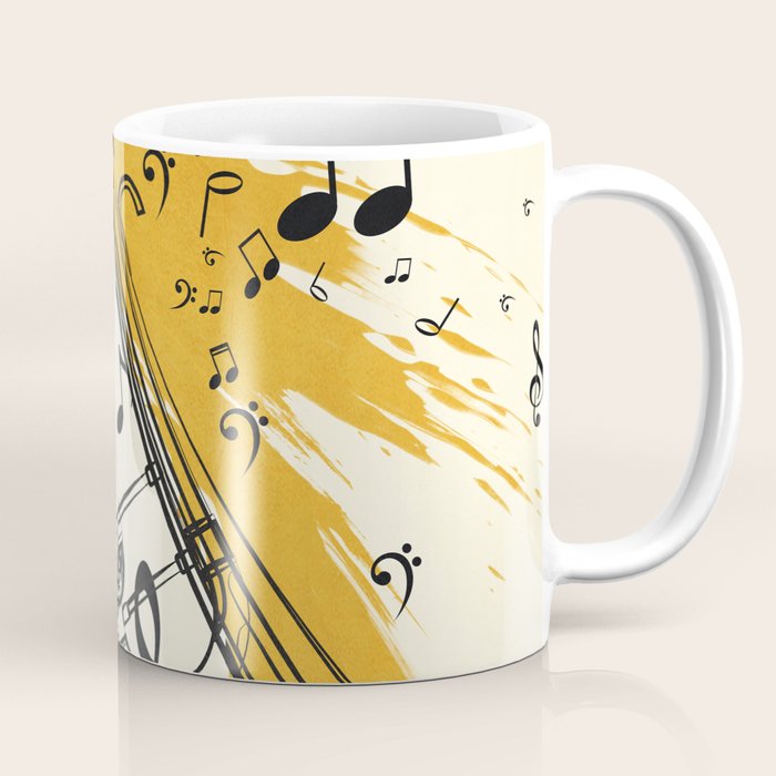 Abstract Minimal Musical Instrument 4 Coffee Mug Gallery Image 1