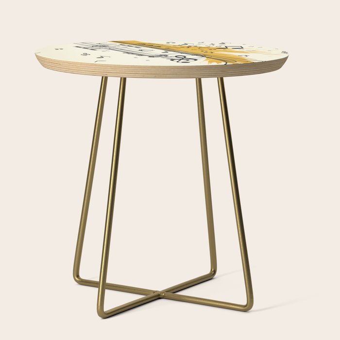 Abstract Minimal Musical Instrument 4 Side Table Gallery Image 1
