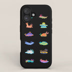 Sea slug - black iPhone Case Gallery Image 1