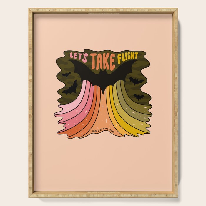 Let's Take Flight Serving Tray Gallery Image 1