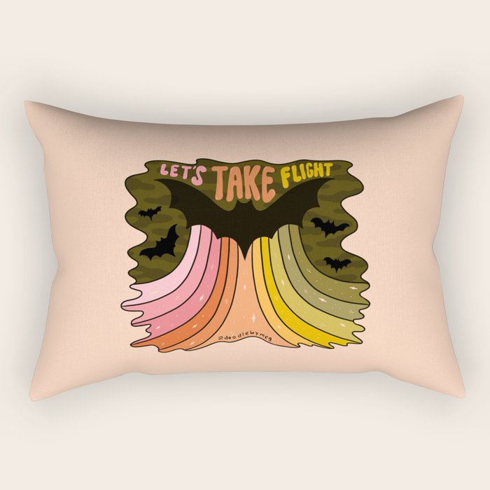 Let's Take Flight Rectangular Pillow Gallery Image 2