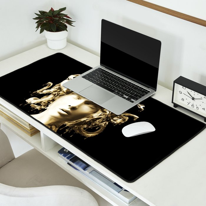 Gold Medusa Desk Mat Gallery Image 2