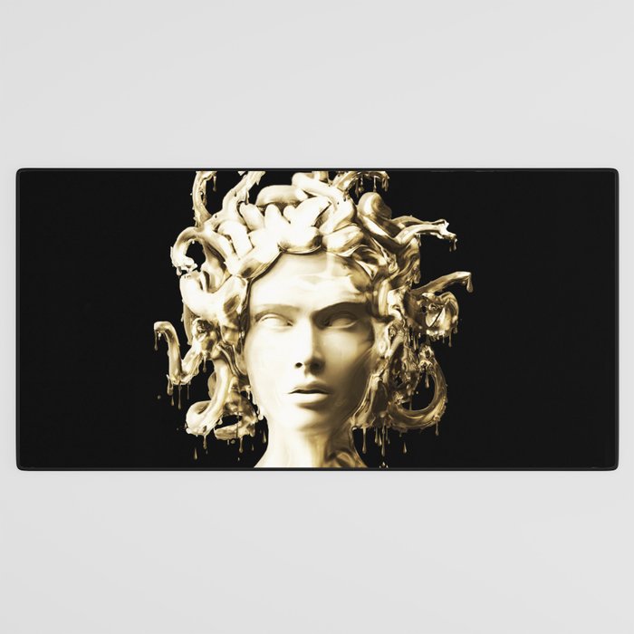 Gold Medusa Desk Mat Gallery Image 3