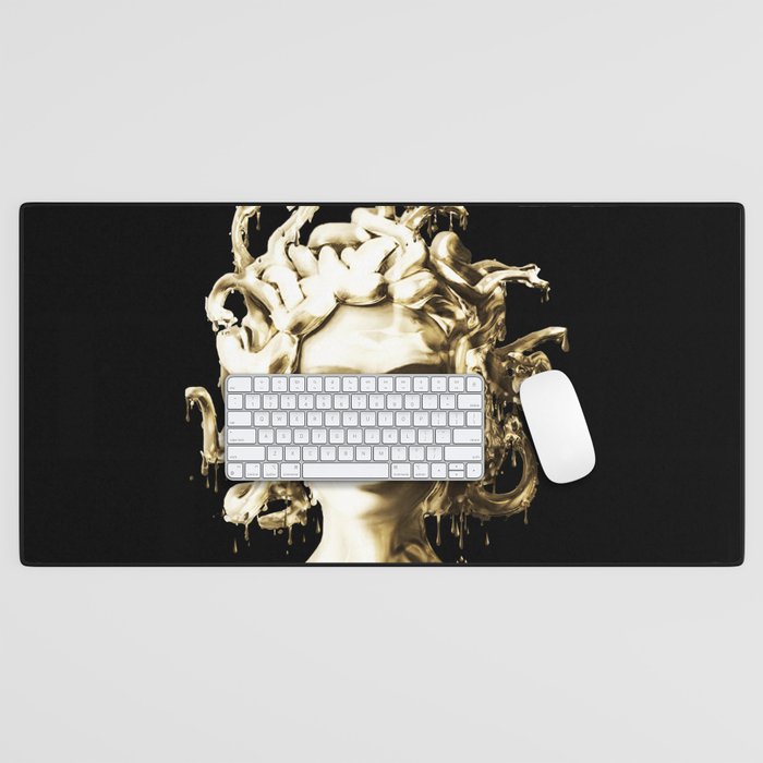Gold Medusa Desk Mat Gallery Image 1