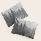 Escape to the Wilds - Black and White Nature Photography Pillow Sham Gallery Image 3