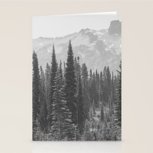Escape to the Wilds - Black and White Nature Photography Stationery Card Gallery Image 2