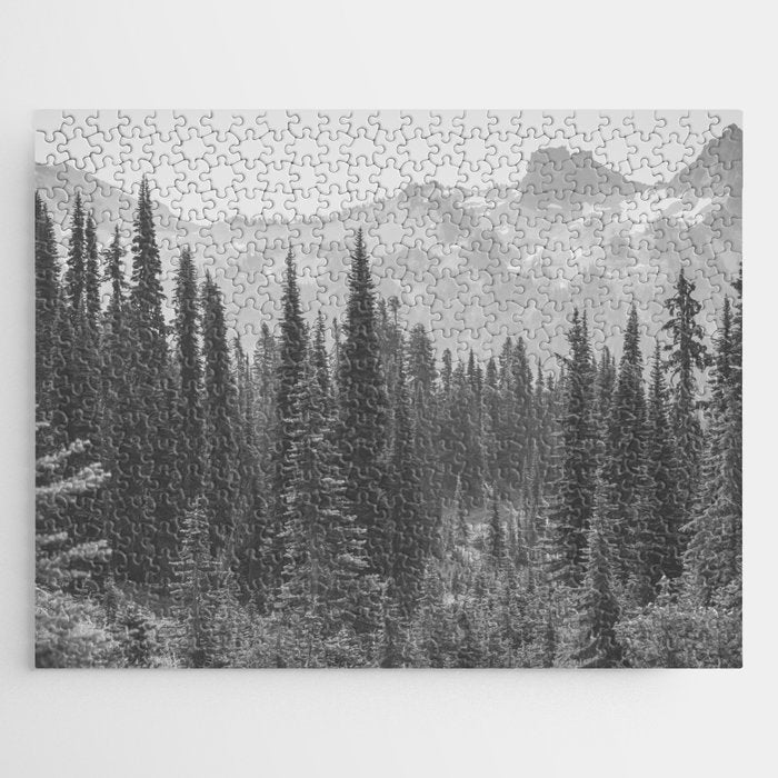Escape to the Wilds - Black and White Nature Photography Jigsaw Puzzle Gallery Image 1