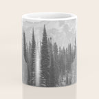 Escape to the Wilds - Black and White Nature Photography Coffee Mug Gallery Image 4