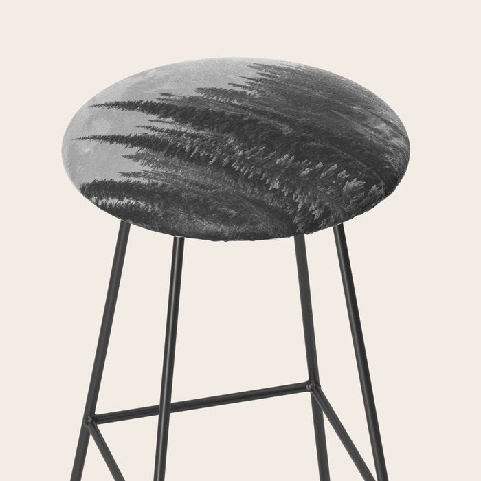 Escape to the Wilds - Black and White Nature Photography Stool Gallery Image 2