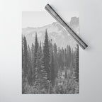 Escape to the Wilds - Black and White Nature Photography Wrapping Paper Gallery Image 1
