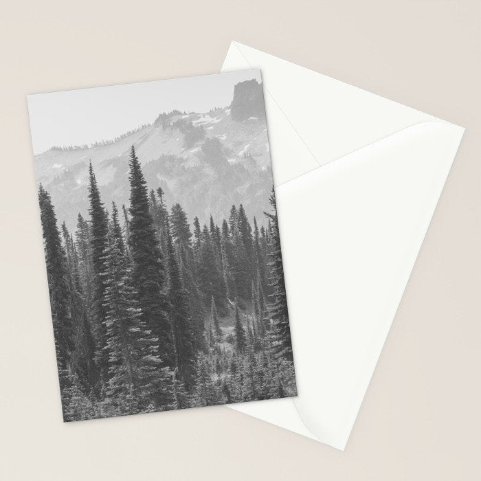 Escape to the Wilds - Black and White Nature Photography Stationery Card Gallery Image 2