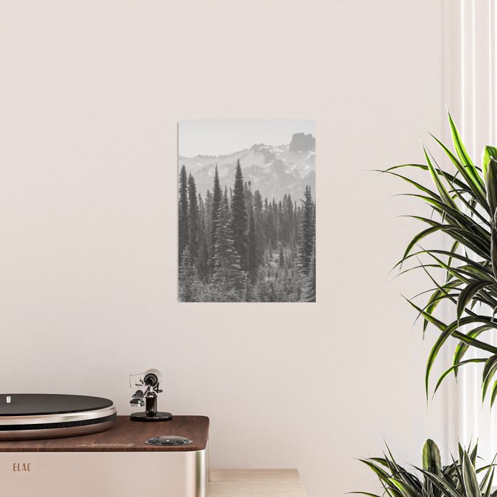 Escape to the Wilds - Black and White Nature Photography Poster Gallery Image 2