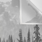 Escape to the Wilds - Black and White Nature Photography Wall Tapestry Gallery Image 3