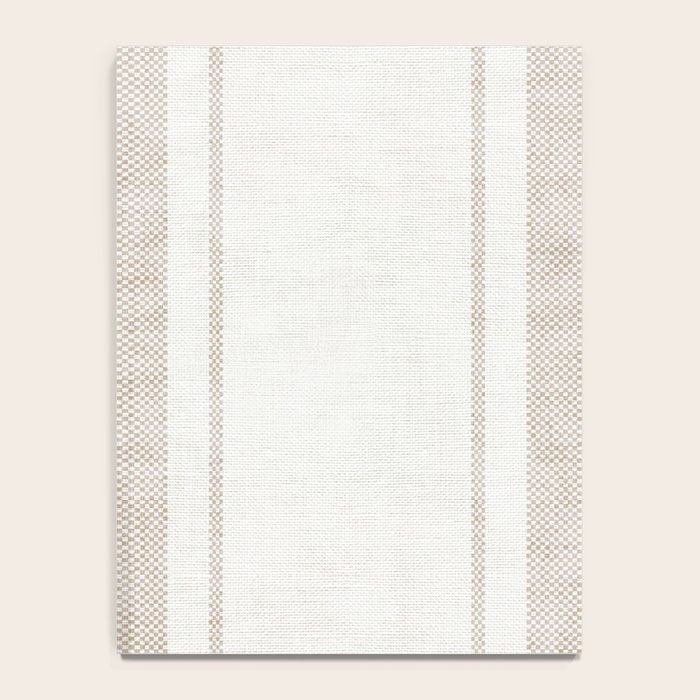 AEGEAN BOLD TICKING STRIPE JUTE Notebook Gallery Image 4