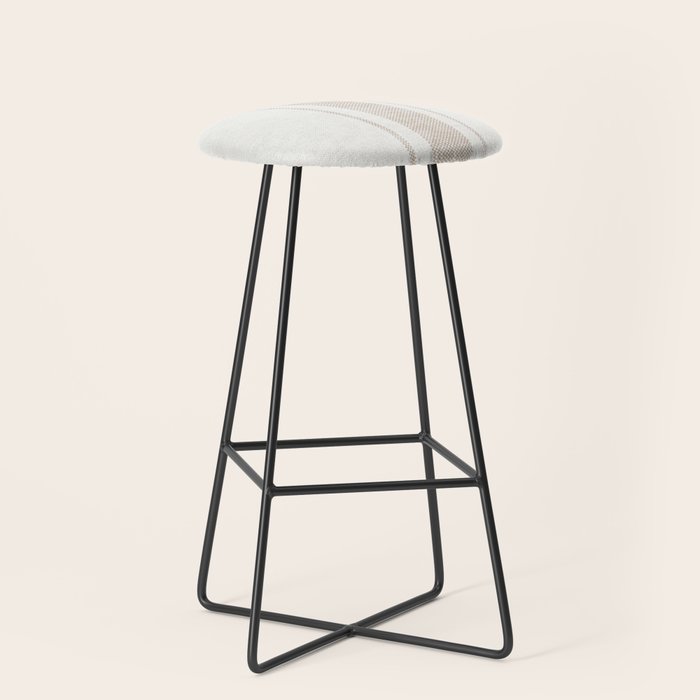 AEGEAN BOLD TICKING STRIPE JUTE Stool Gallery Image 1