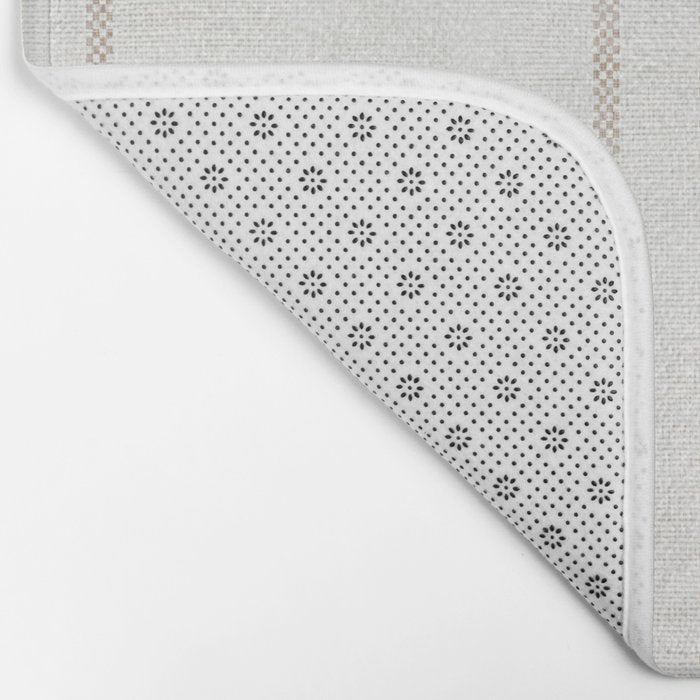 AEGEAN BOLD TICKING STRIPE JUTE Bath Mat Gallery Image 2