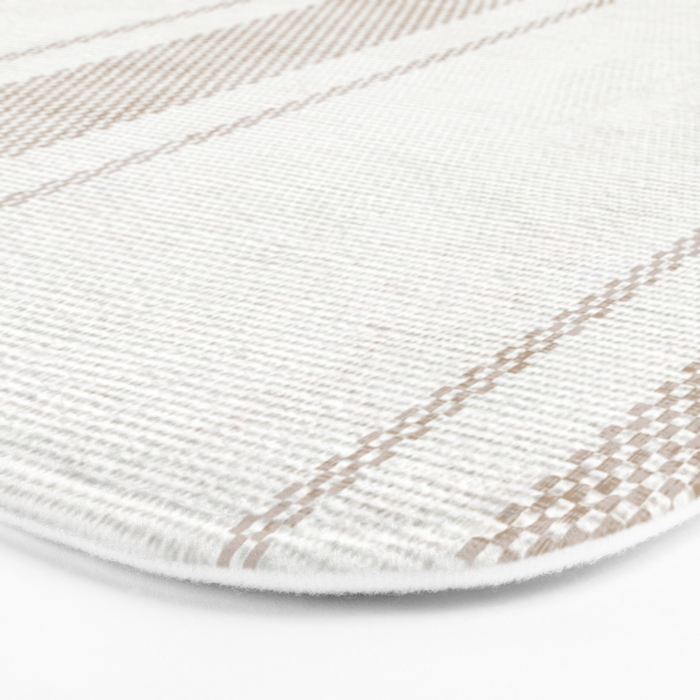 AEGEAN BOLD TICKING STRIPE JUTE Bath Mat Gallery Image 3