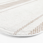 AEGEAN BOLD TICKING STRIPE JUTE Bath Mat Gallery Image 3