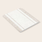 AEGEAN BOLD TICKING STRIPE JUTE Notebook Gallery Image 2