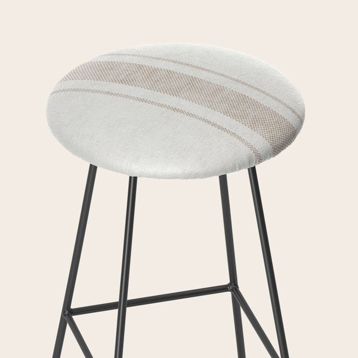 AEGEAN BOLD TICKING STRIPE JUTE Stool Gallery Image 2