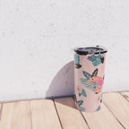 Tropical Flamingos - Pink Palette Travel Mug Gallery Image 4