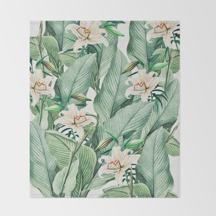 Tropical state Throw Blanket Gallery Image 2