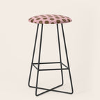 Pink and Brown Polka Dots 471 Kitch Stool Gallery Image 1