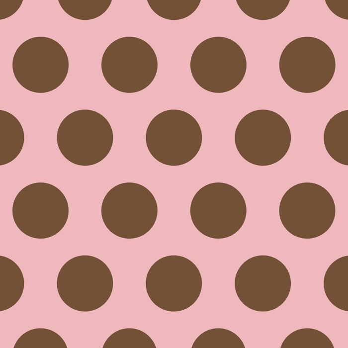 Pink and Brown Polka Dots 471 Kitch Coffee Mug Gallery Image 2