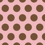 Pink and Brown Polka Dots 471 Kitch Coffee Mug Gallery Image 2