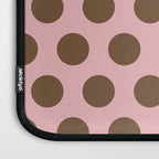 Pink and Brown Polka Dots 471 Kitch Laptop Sleeve Gallery Image 3