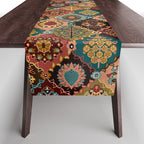 Oriental granny squares Table Runner Gallery Image 1