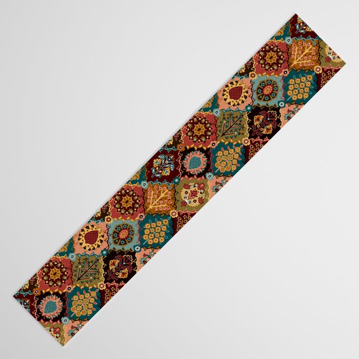 Oriental granny squares Table Runner Gallery Image 3
