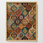 Oriental granny squares Serving Tray Gallery Image 1