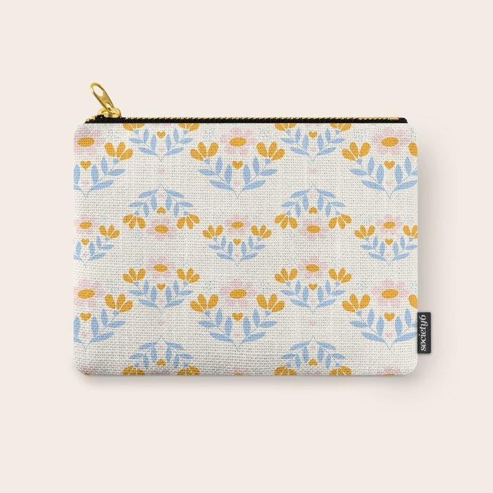 Sweet Love - Floral Pattern Carry All Pouch Gallery Image 1