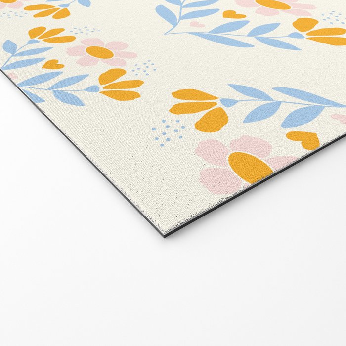 Sweet Love - Floral Pattern Welcome Mat Gallery Image 2