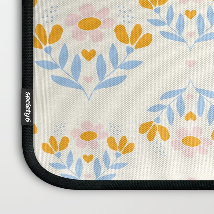 Sweet Love - Floral Pattern Laptop Sleeve Gallery Image 3