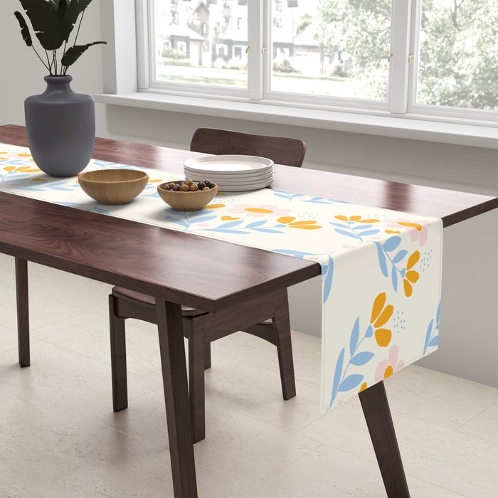 Sweet Love - Floral Pattern Table Runner Gallery Image 2