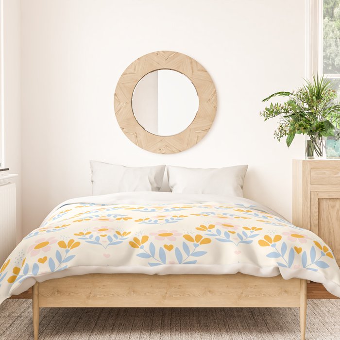 Sweet Love - Floral Pattern Duvet Cover Gallery Image 3