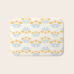 Sweet Love - Floral Pattern Bath Mat Gallery Image 1