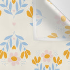 Sweet Love - Floral Pattern Wall Tapestry Gallery Image 3