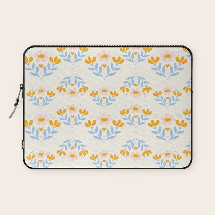 Sweet Love - Floral Pattern Laptop Sleeve Gallery Image 1