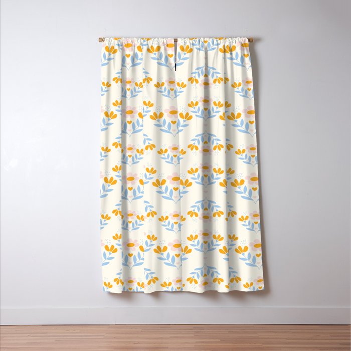 Sweet Love - Floral Pattern Window Curtain Gallery Image 3