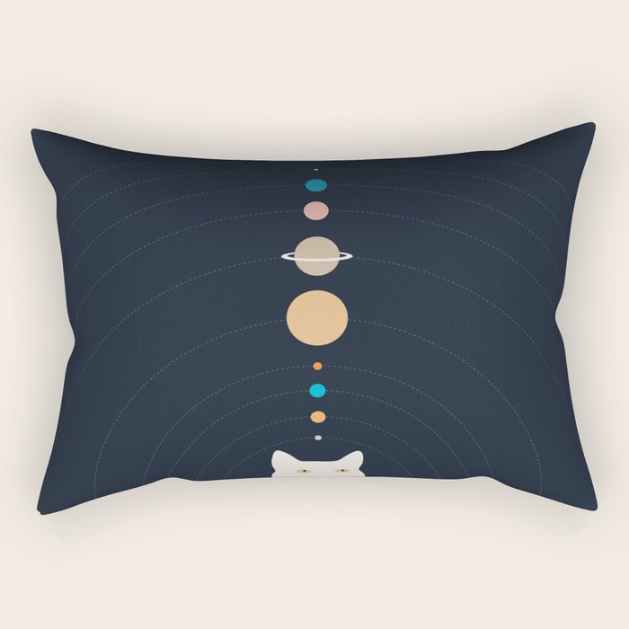 Cat Landscape 125 Rectangular Pillow Gallery Image 1
