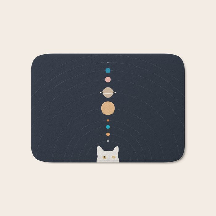 Cat Landscape 125 Bath Mat Gallery Image 1
