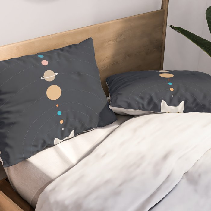 Cat Landscape 125 Pillow Sham Gallery Image 2