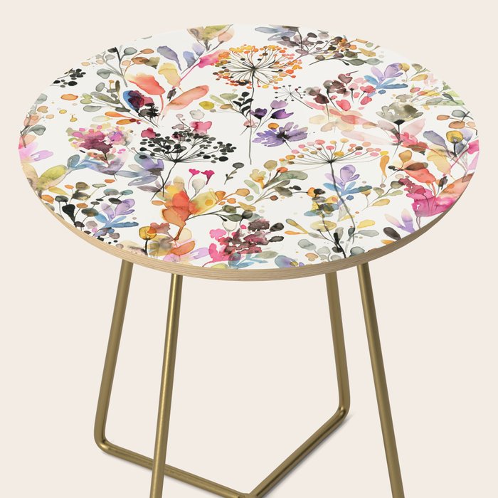 Watercolor Wild grasses watercolor Side Table Gallery Image 2