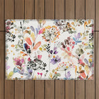 Watercolor Wild grasses watercolor Outdoor Rug Gallery Image 1