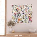 Watercolor Wild grasses watercolor Wall Tapestry Gallery Image 2
