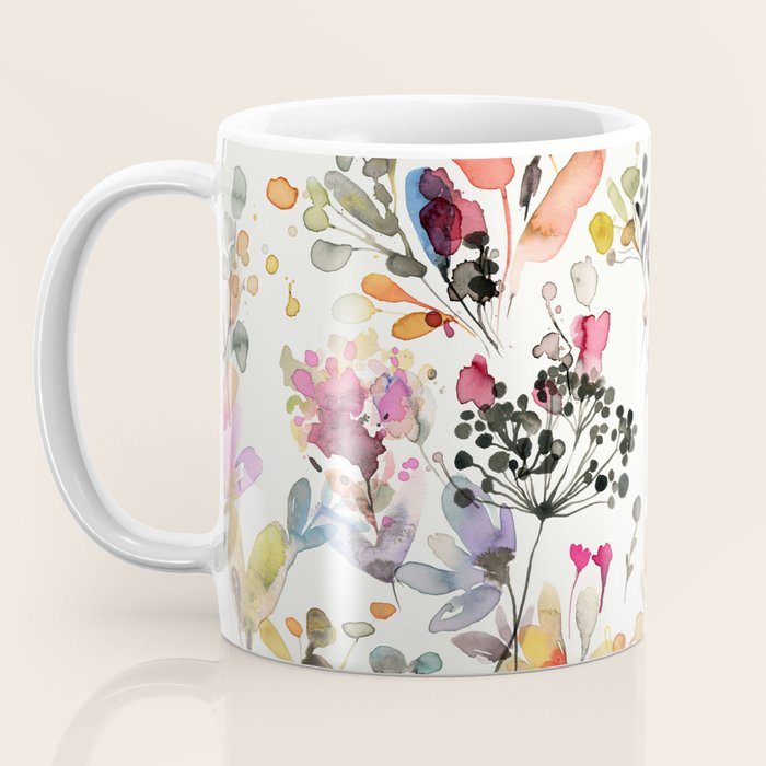Watercolor Wild grasses watercolor Coffee Mug Gallery Image 3