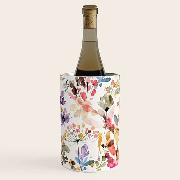 Watercolor Wild grasses watercolor Wine Chiller Gallery Image 3